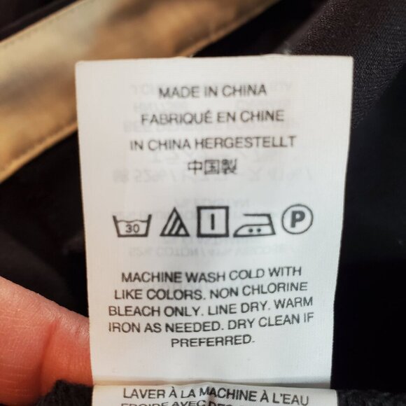 J CREW SZ 4 Tall Women's Martie Cropped Stretch Cotton-blend Classic Black Pants - Picture 7 of 7